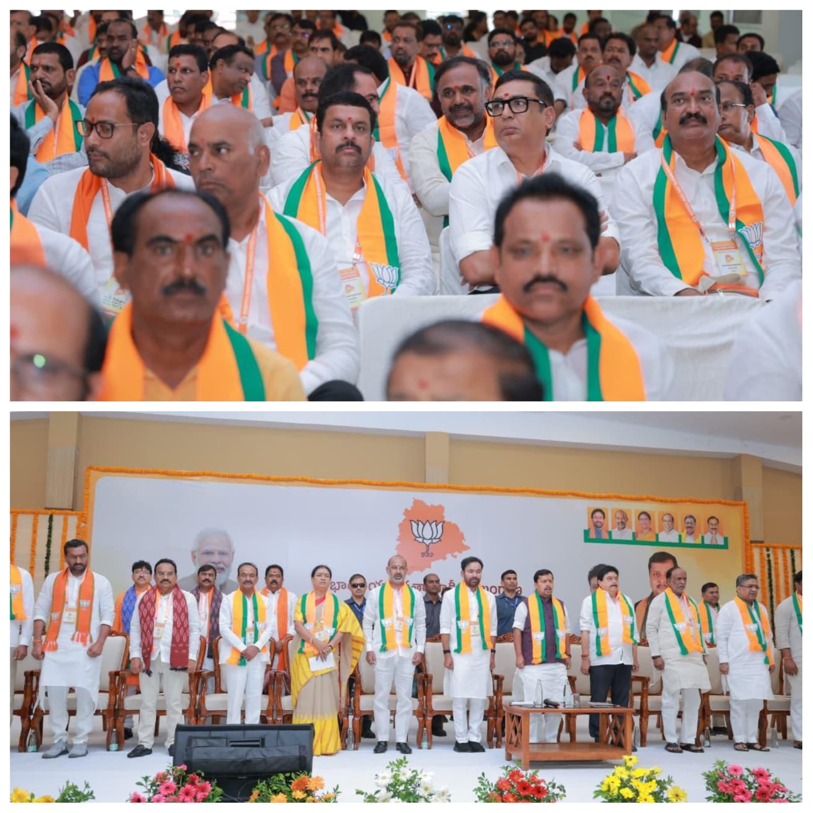 బీజేపీ రాష్ట్ర కార్యవర్గ సమావేశంలో పాల్గొన్న రాష్ట్ర బిజెపి సీనియర్ నాయకులు వడ్డేపల్లి రాజేశ్వరరావు.